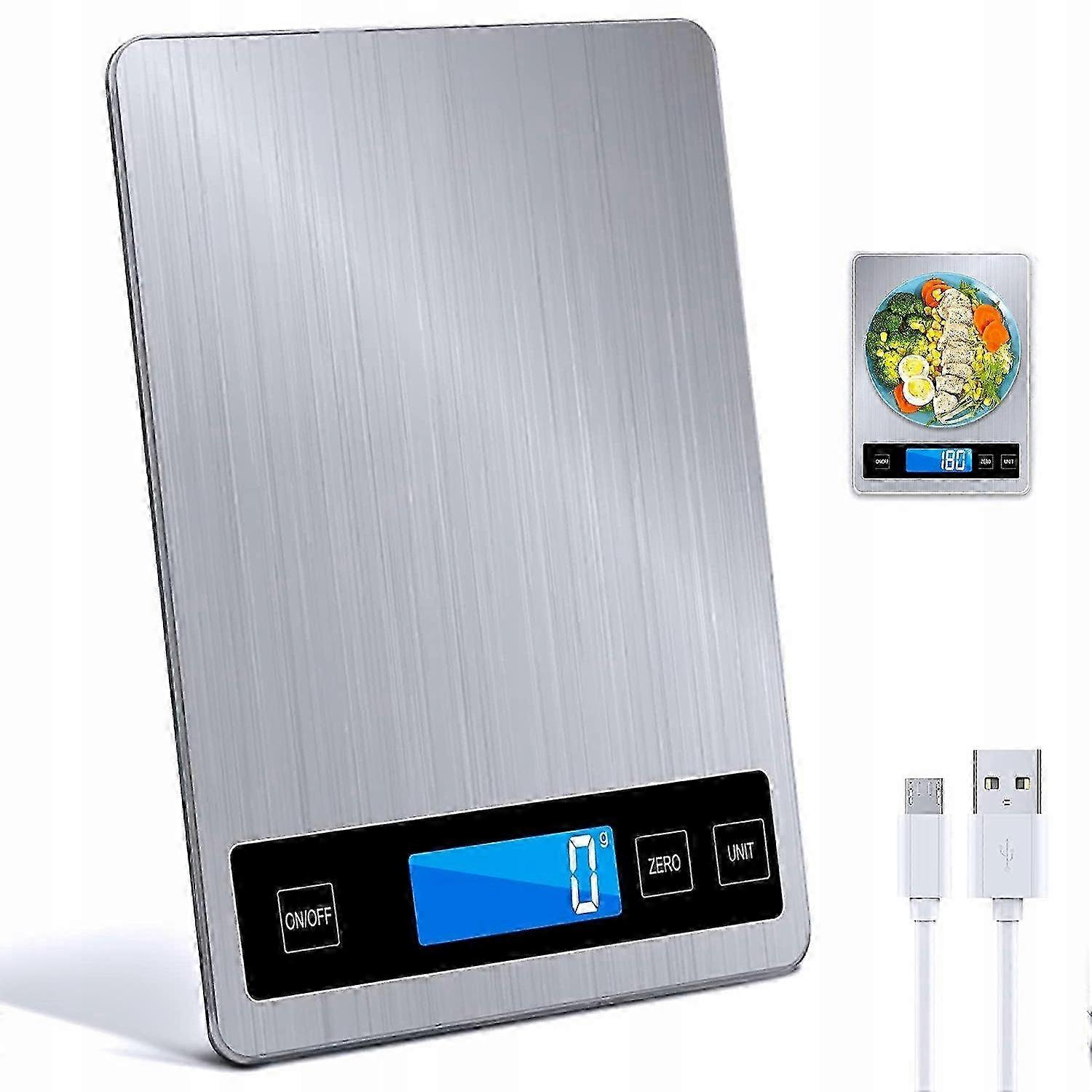 Bedee Kitchen Scales Silver/gray 15 Kg Kitchen Scale