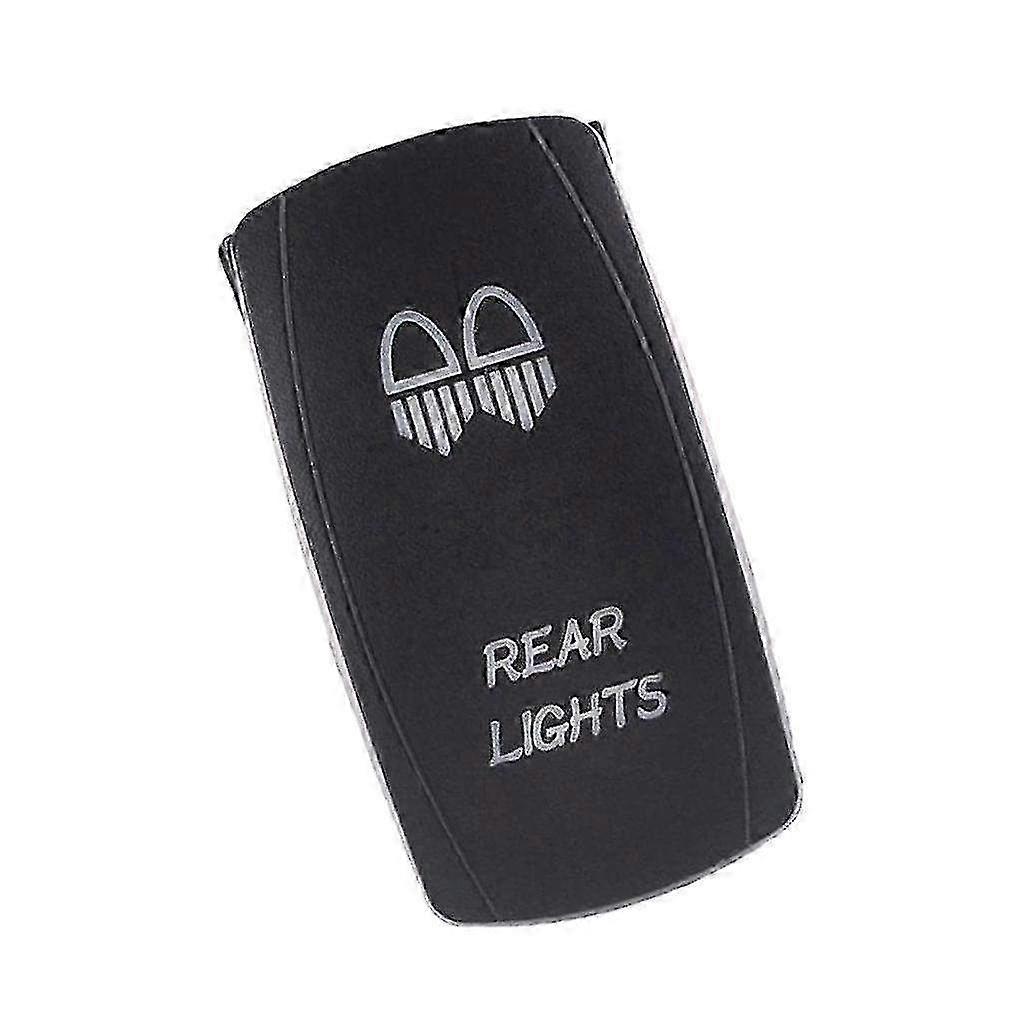 5 Pin 12V Boat Marine LED ON-OFF illuminated Toggle Rocker SPST Switch S005