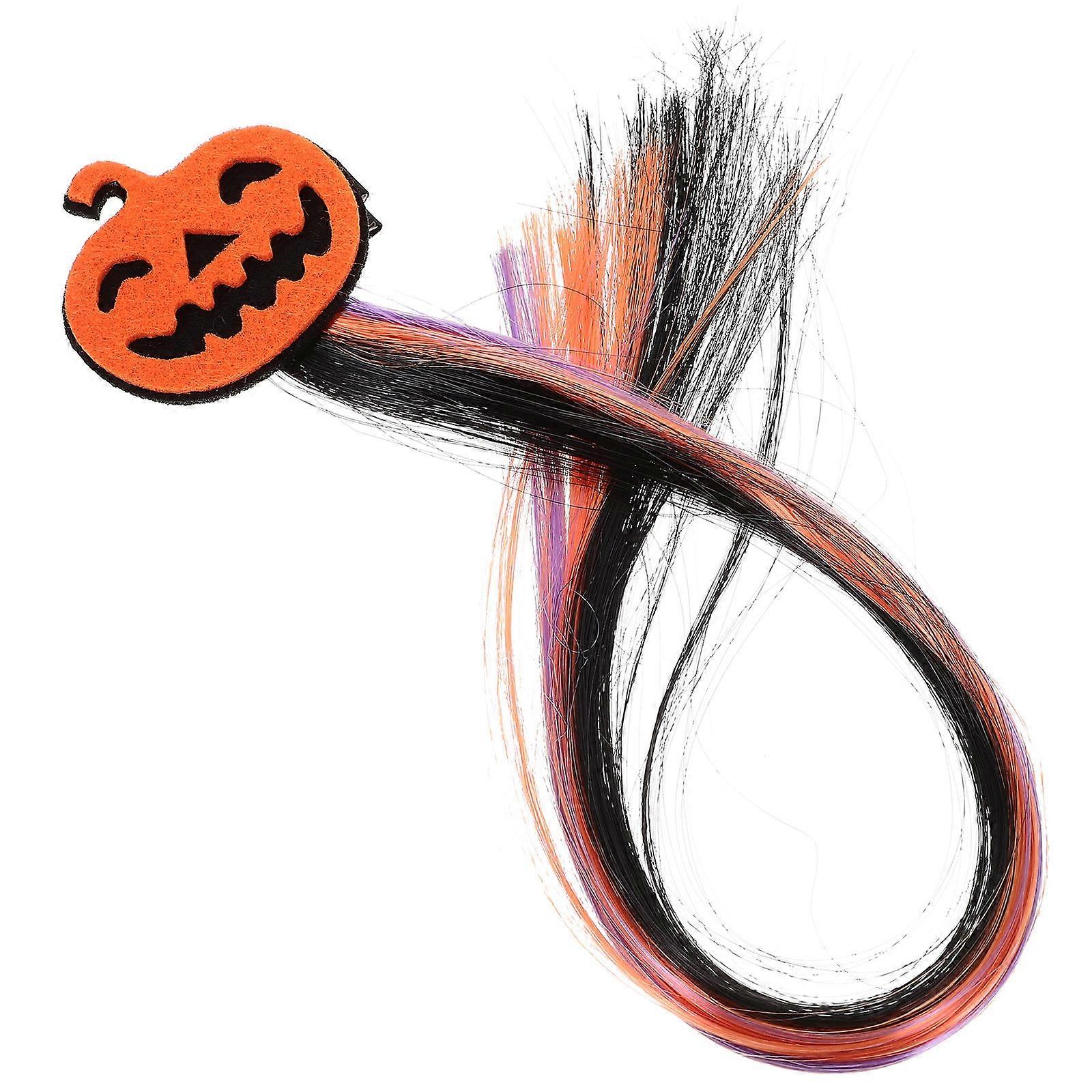 Halloween Decorative Hair Clip Pumpkin Shape For Adults 40x5x1CM 1Pack