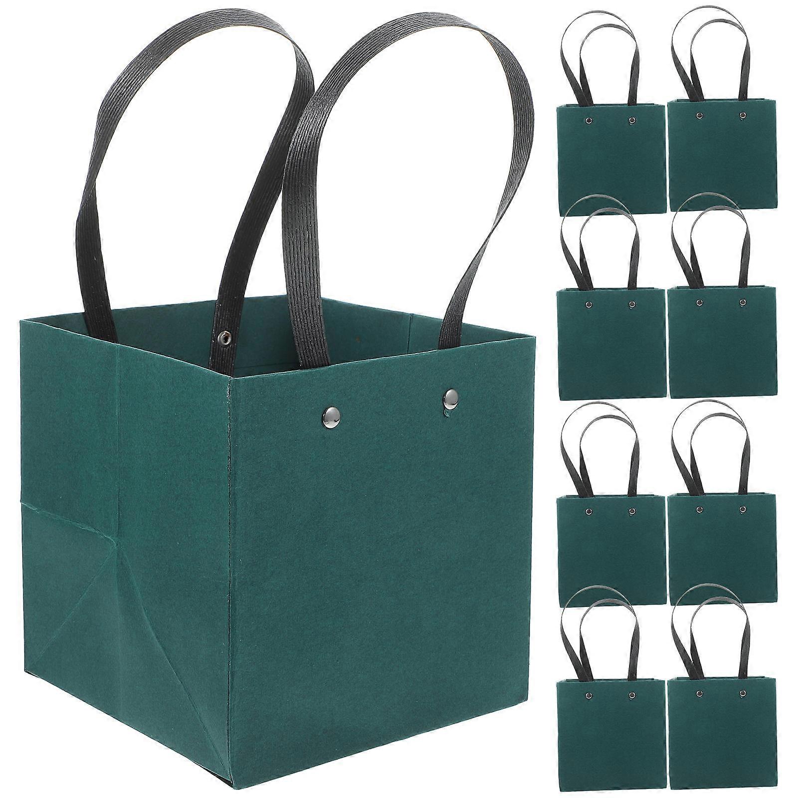 10Pcs Gift Bags Designed For Retail And Merchandise Use Perfect For Doing Shopping And Packing Snacks In Special Events
