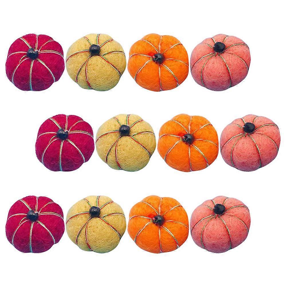 Here's a refined and engaging product description for your **12pcs Felted Pumpkin Ornaments**:
π **12pcs Felted Pumpkin Ornaments β Autumn