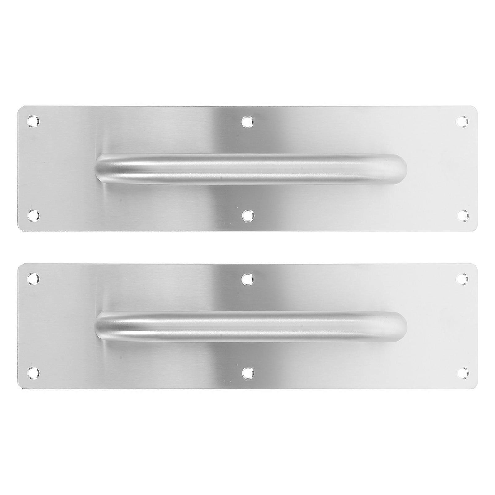 Metal Pull For Sliding Door 2Pcs Push-pull Square Handle Suitable For Various Doors In Minimalist Style