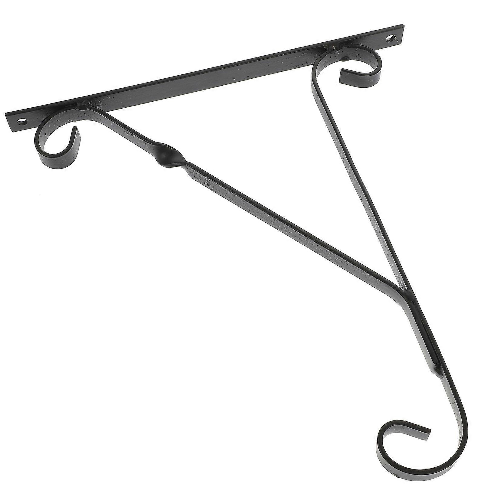 Sturdy Iron Wall Mounted Hanging Plant Bracket for Outdoor Garden, Balcony – Durable Holder for Flower Pots, Bird Feeders, and Lanterns – Easy
