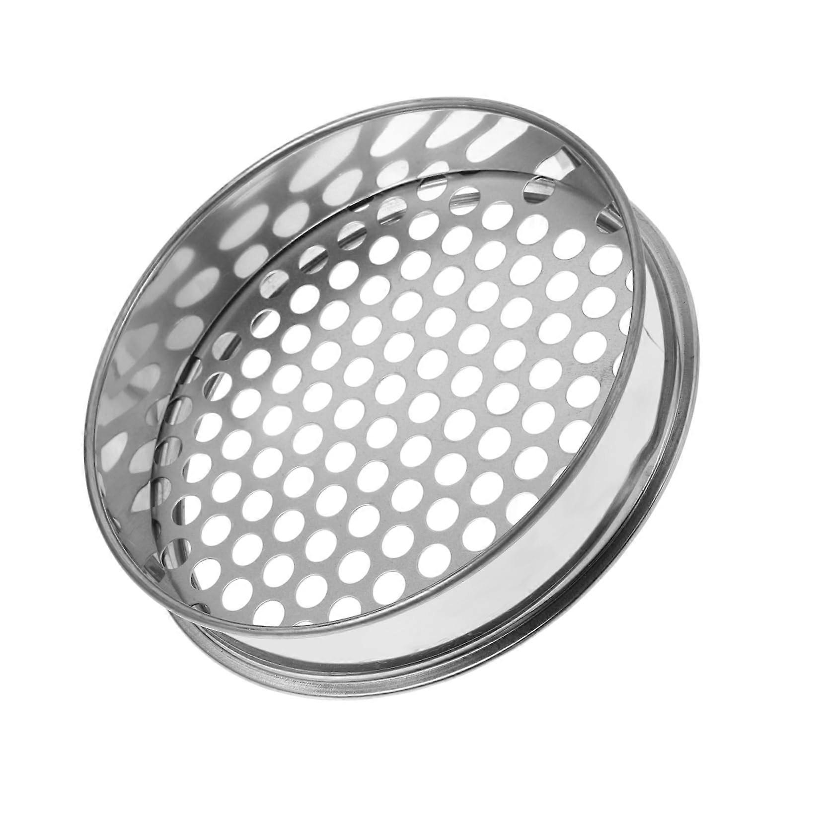 Garden sieve soil filter with round holes for efficient soil and sand filtration, portable and spacesaving for garden projects and plant care.