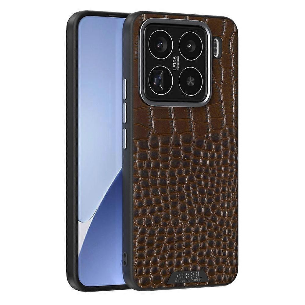 ABEEL For Xiaomi 15 Pro Case Compatible with MagSafe Crocodile Texture Micro-Embossing Back Cover
