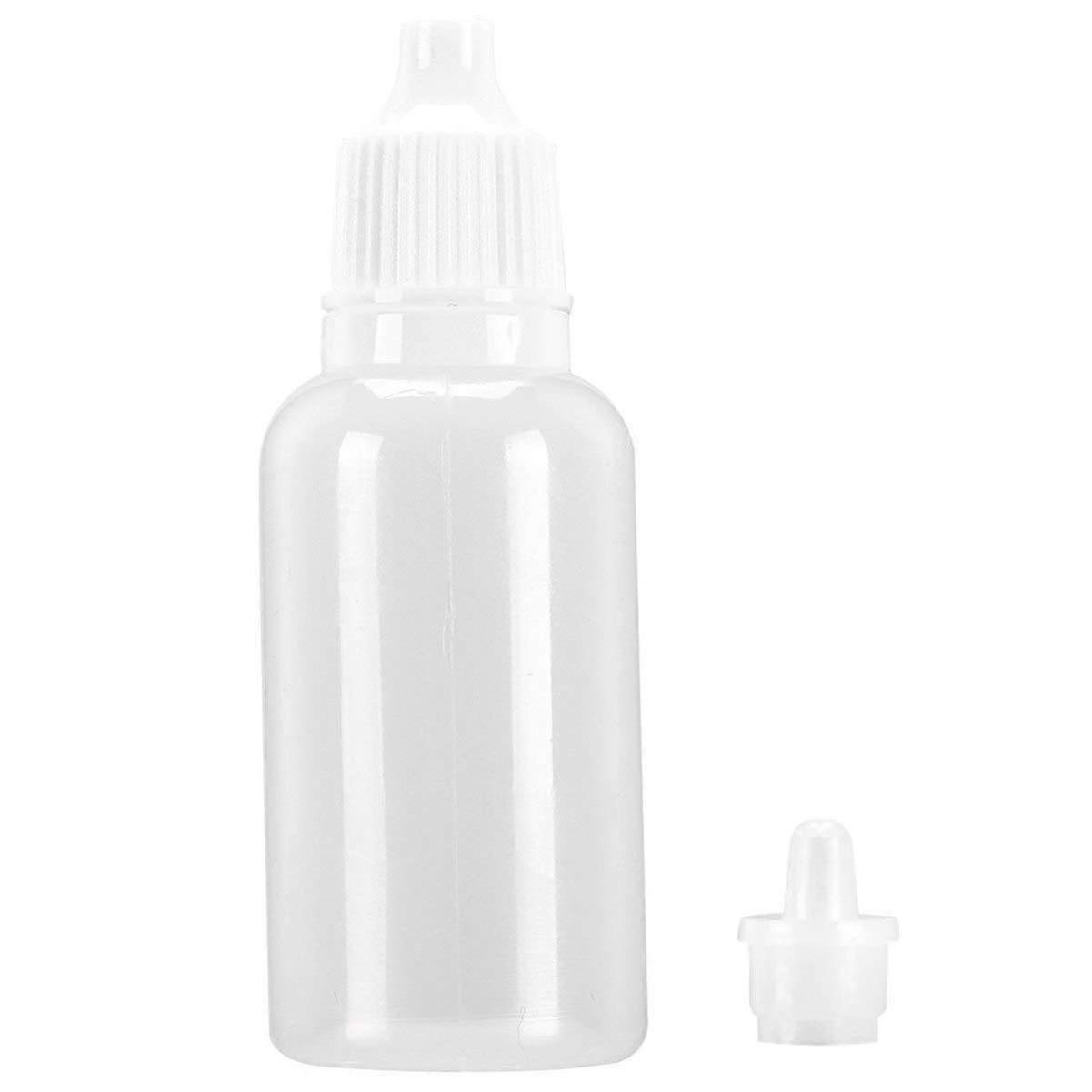 Eye Drops Bottle 25-Pack Refillable Portable Liquid Storage For Travel, Home Use And Business Trips Leakproof Design