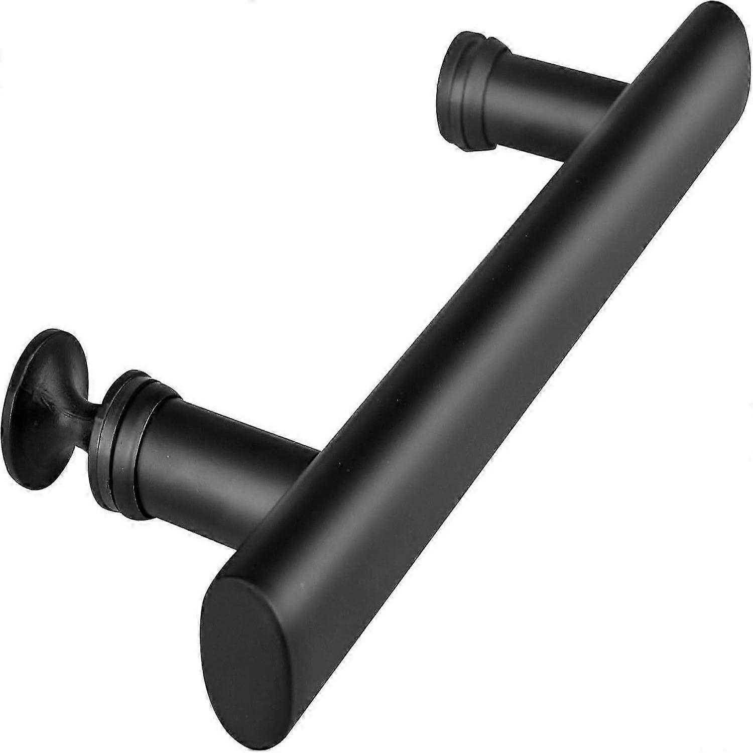 Brusedørhåndtag 145mm hul til hul sort rustfrit stål reservedele til brusekabine skydedør -HK816