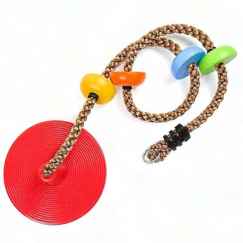 Wooden Swing Trapeze with Rings for Kids - Random Color Fun Play Set