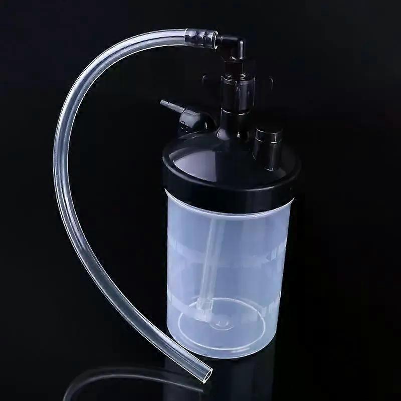 Oxygen Bubbler Bottle Humidity Humidifier Water Bottle with Tubing Connector Elbow 12 for Oxygen Concentrator