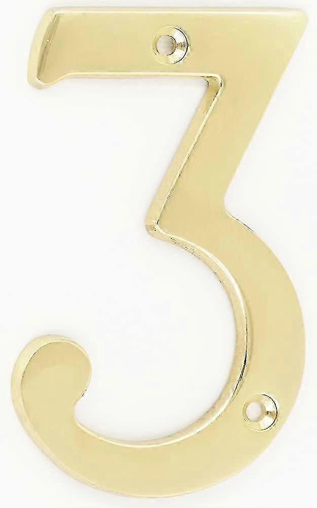 Hardware A200 2 Zoll Heilwiy Messing Bright Messing Haus Nummer 3 Geschenk