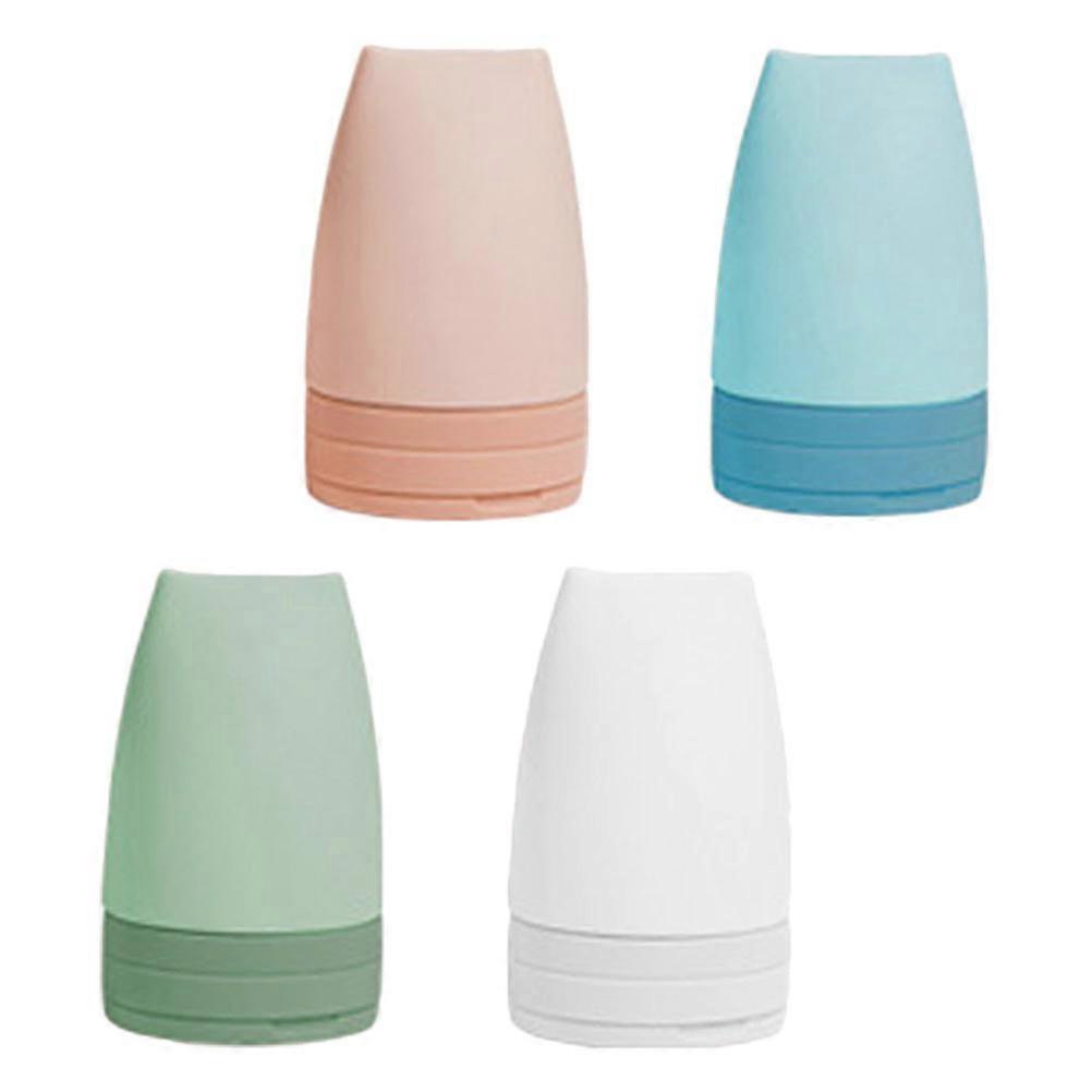 Refillable Travel Toiletries Bottles Silicone Storage Containers for Travel Assorted Color Pp Material Storage 4Set