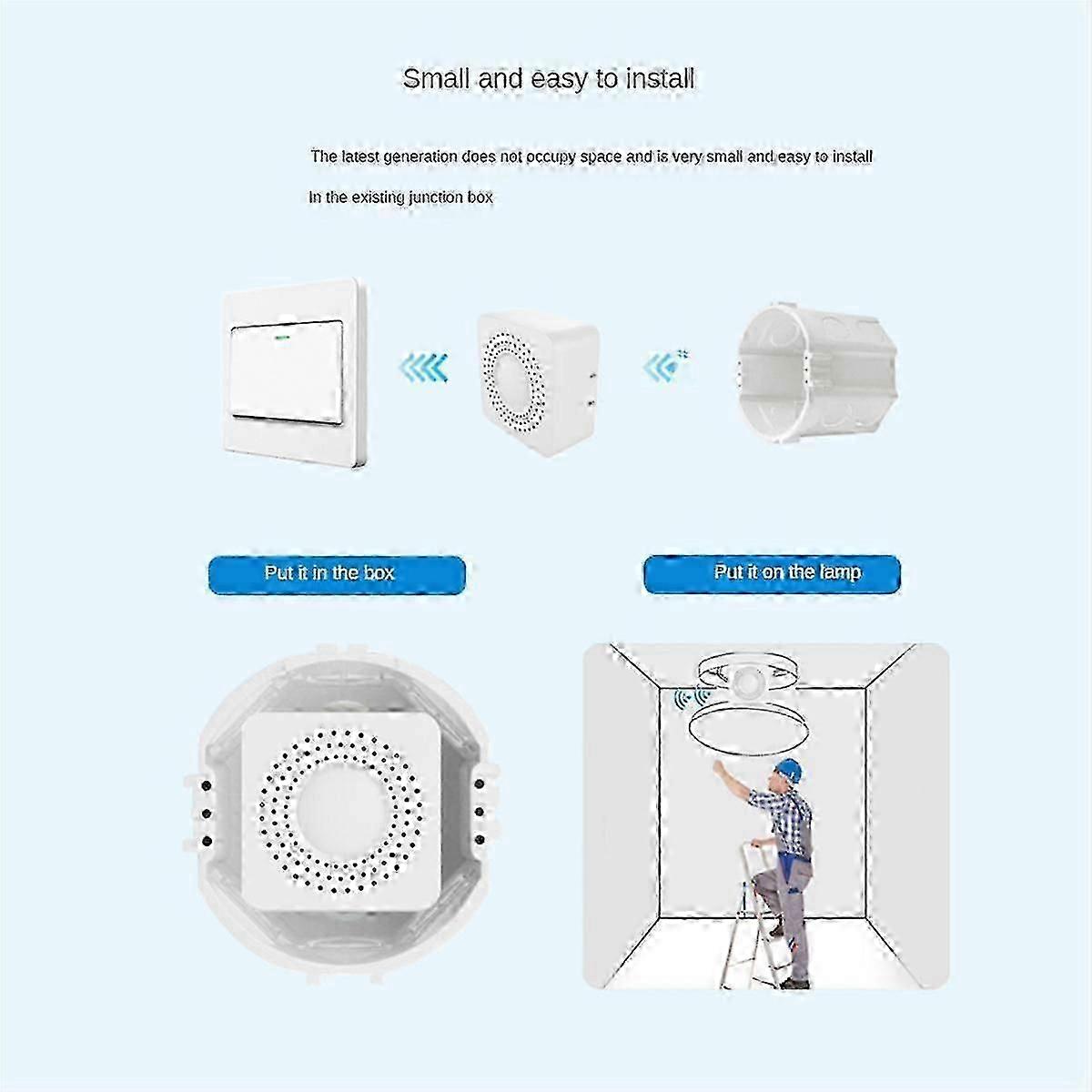 16A WiFi Mattre Smart Switch with Power Metering Mini Smart