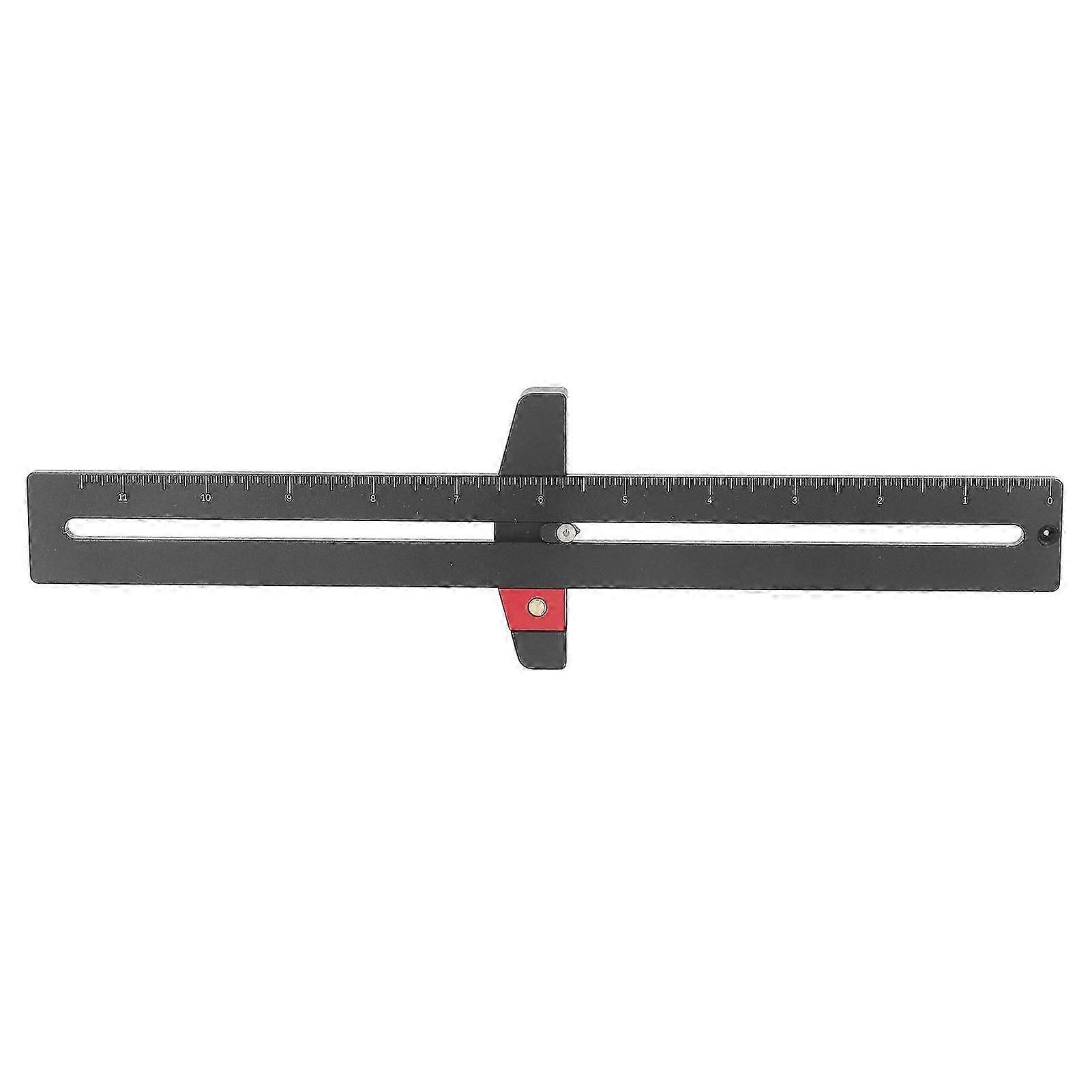 Woodworking Scriber Ruler Tool Aluminum Alloy for Marking Line Layout Measuring Positioning