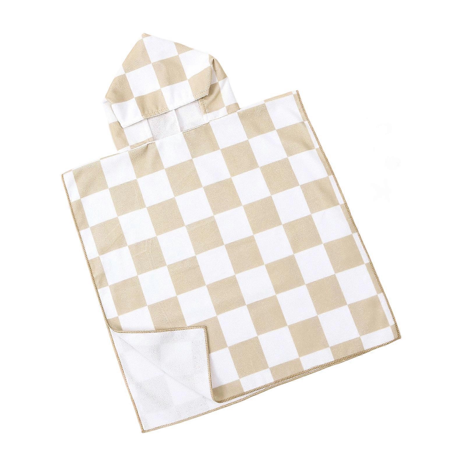 Cartoon Print Design Bath Wrap Wearable Bath Towel Cloak For Kids Soft Quick Dry Towel With Large Coverage Multicolor