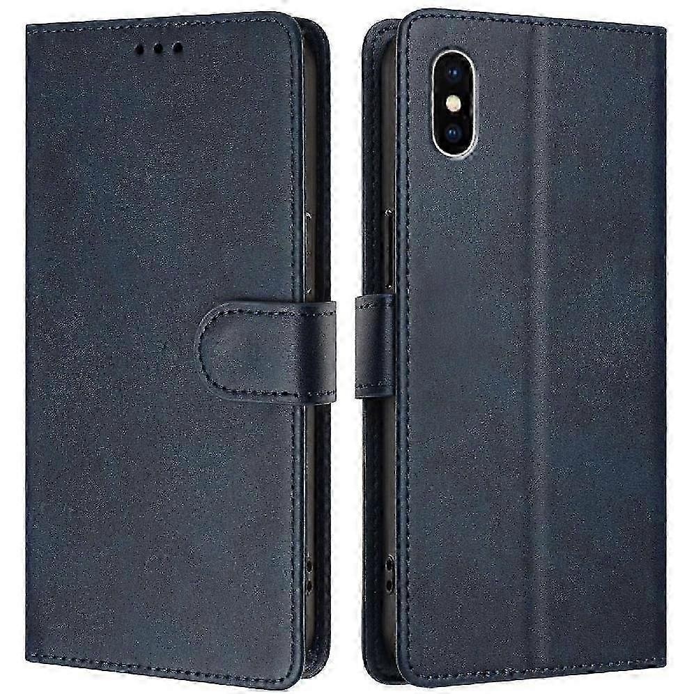 Compatible with iphone X Classic Style Flip Case Magnetic Closure S...