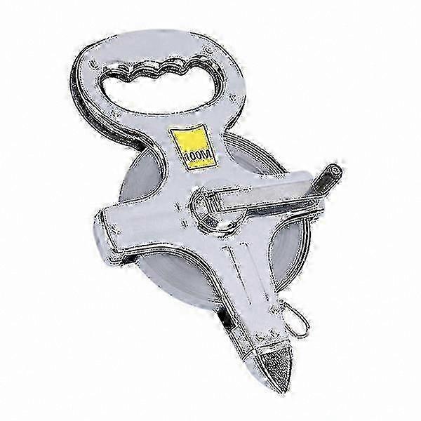 Stainless steel measuring tape for DIY projects 100m compact and lightweight tool