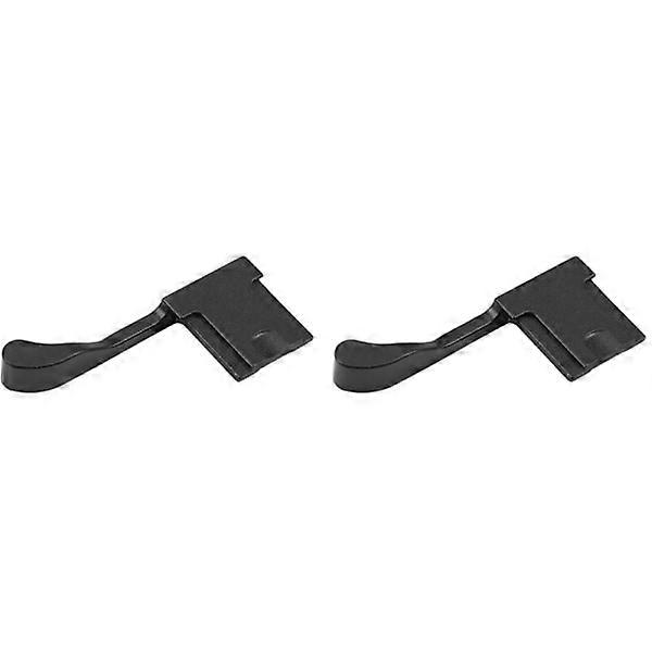 2x Metallic Hot Shoe Cover Thumb Grip for X100F X100T X70 X-E3 X-A1 Black, Camera Accessory