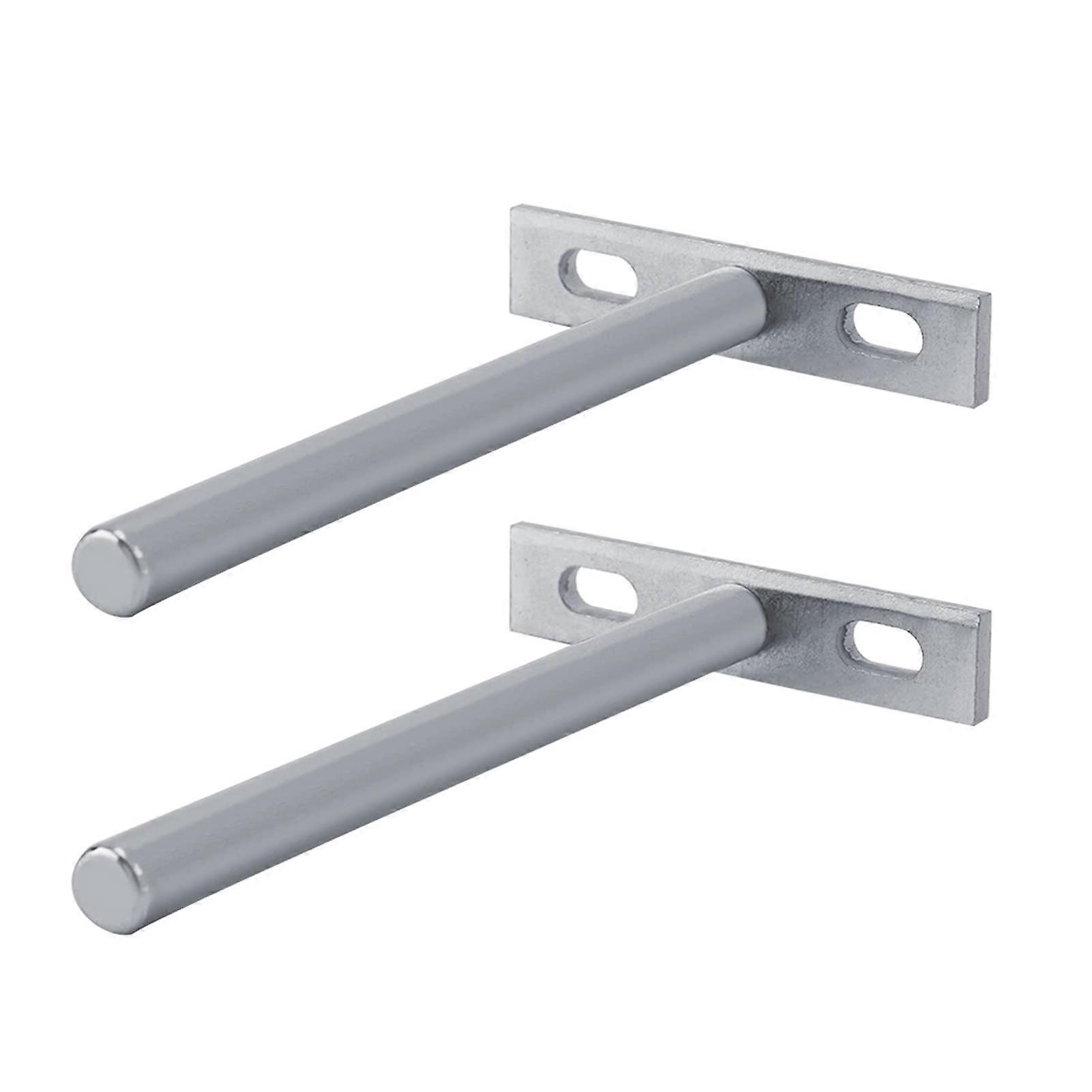 Floating Shelf Bracket 2-Pack Round Concealed Wall Mounted, 10 Cm (5 Inches), For Shelf Boards