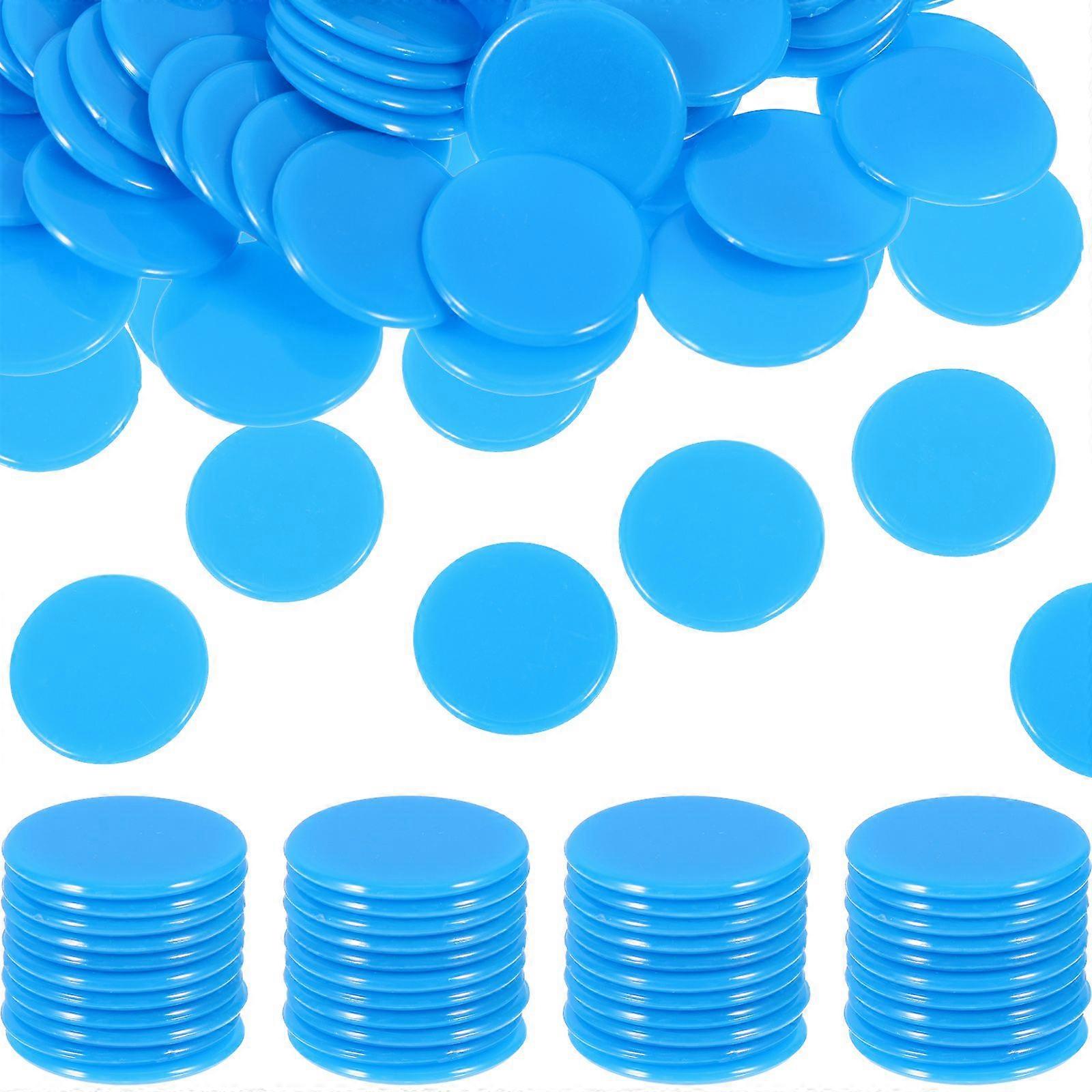 100pcs Bingo Counting Chips Game Counting Pieces Bingo Markers Gambling Game Counters