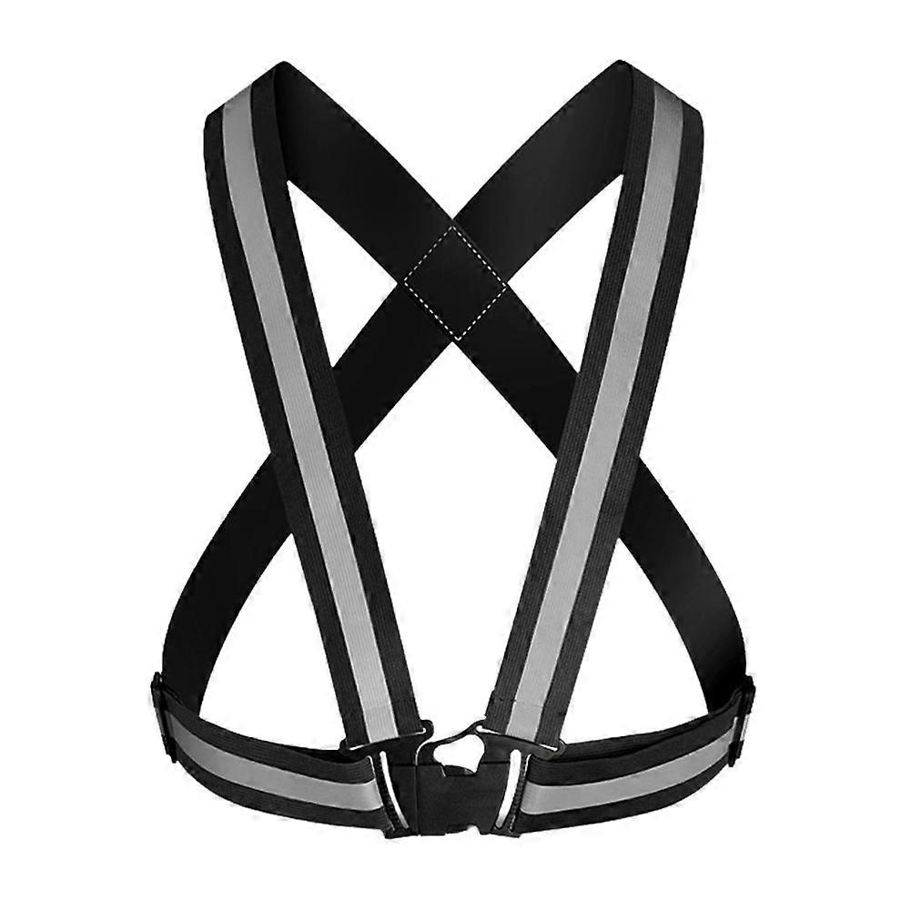 Cycling Reflective Vest - High Elasticity & Enhanced Safety for Night Running & Cycling