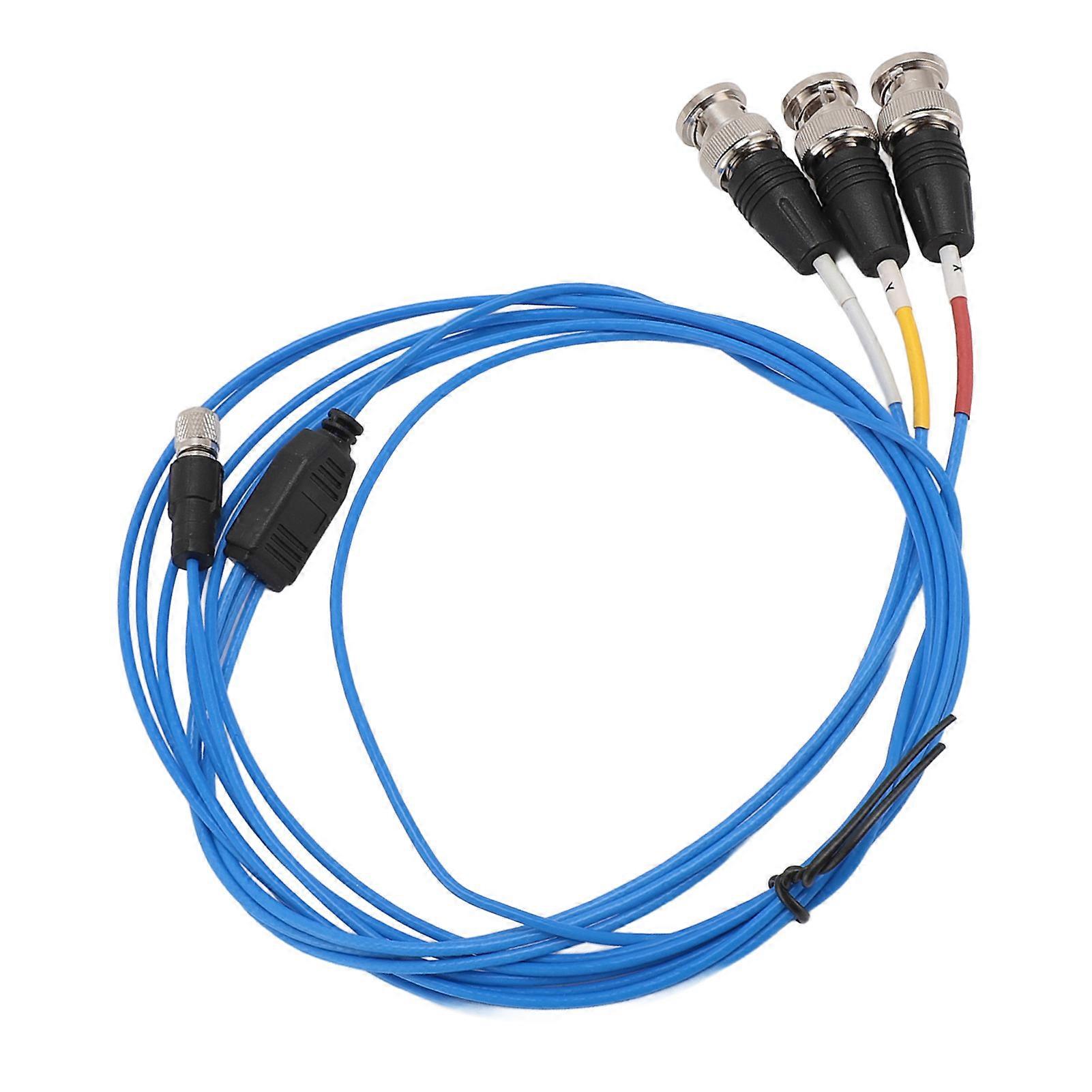 4P to BNC Male Cable 8-36UNF Thread High Temp Vibration Sensor