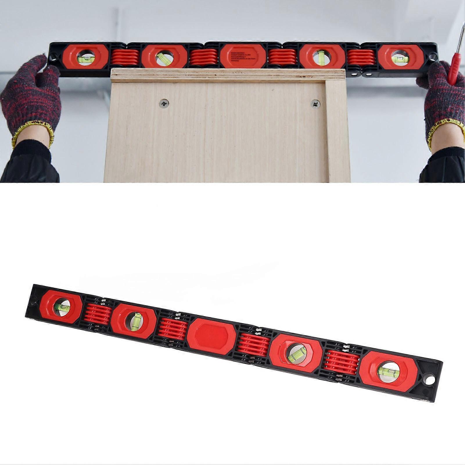 Foldable Level Hinge 2-Level Bubble Multi-Angle Woodworking Tool