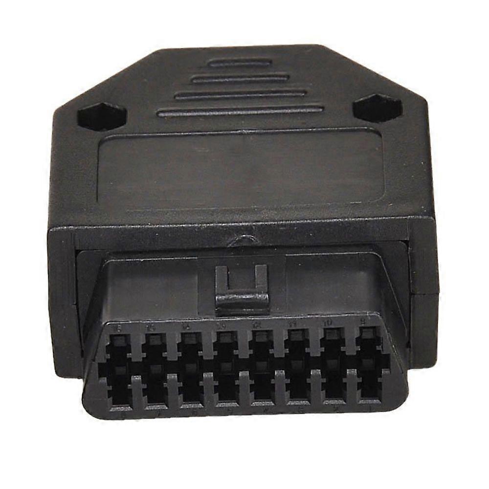 OBD2 OBD II 16 pin connector socket Diagnostic Tool Adapter OBD connector + Enclosures + Terminal +