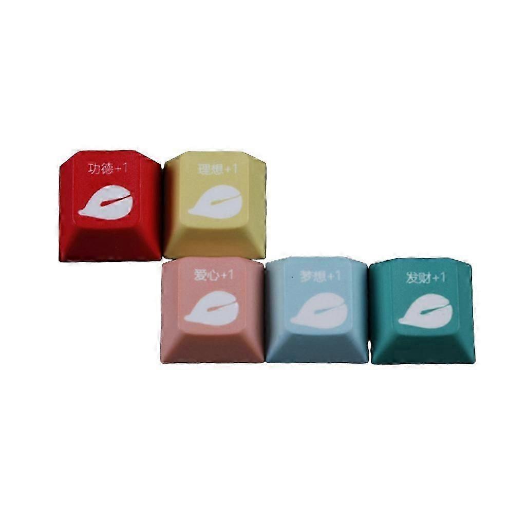Cartoon Keycap Set PBT Keycap Dye-subbed Keycap for MX Mechanical Keyboard for Improved Typing Experience Standard heigh