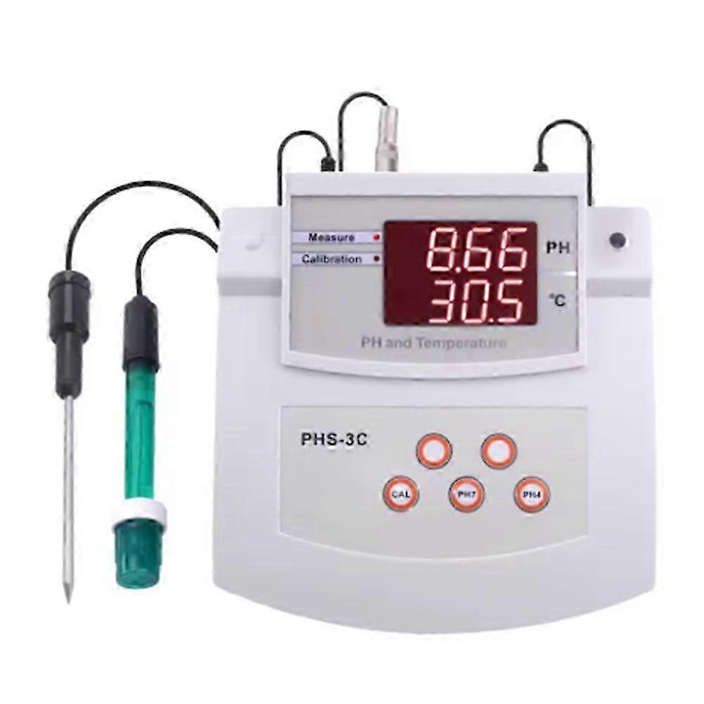 PH Desktop Calibration Acidity Meter with Multi-Parameter Testing for Laboratory Water Quality PHS-3C