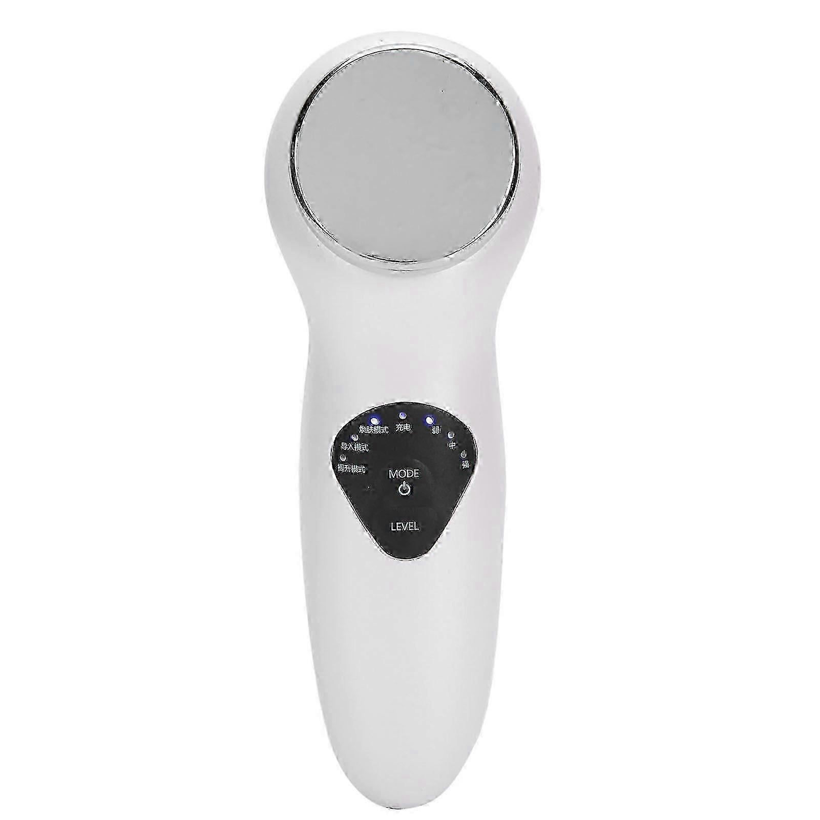 Ultrasonic EMS Facial Cleanser with Heating for Deep Skin Care and Rejuvenation