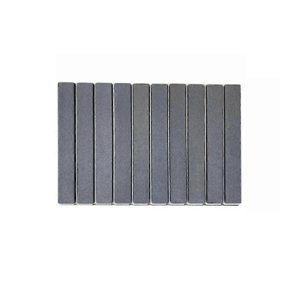 Quick Dry Foldable Stone Dish Drying Mat, Non-Slip Reusable Diatomite Drainer Pad 40x30cm