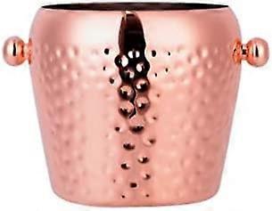 Ice Buckets Stainless Steel With 6Inch Ice Clip Side Handle For Parties 0.5L/1L Rose Gold Decorative Small