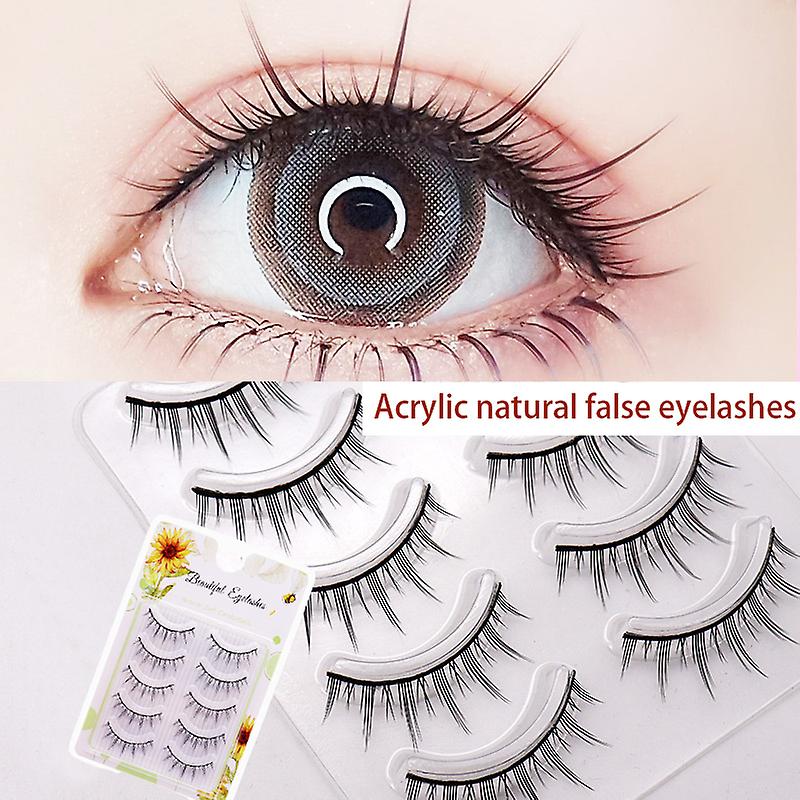 Faux Eyelashes Natural Look Wispy Extension Long Lashes False Eyelashes For Women Girls
