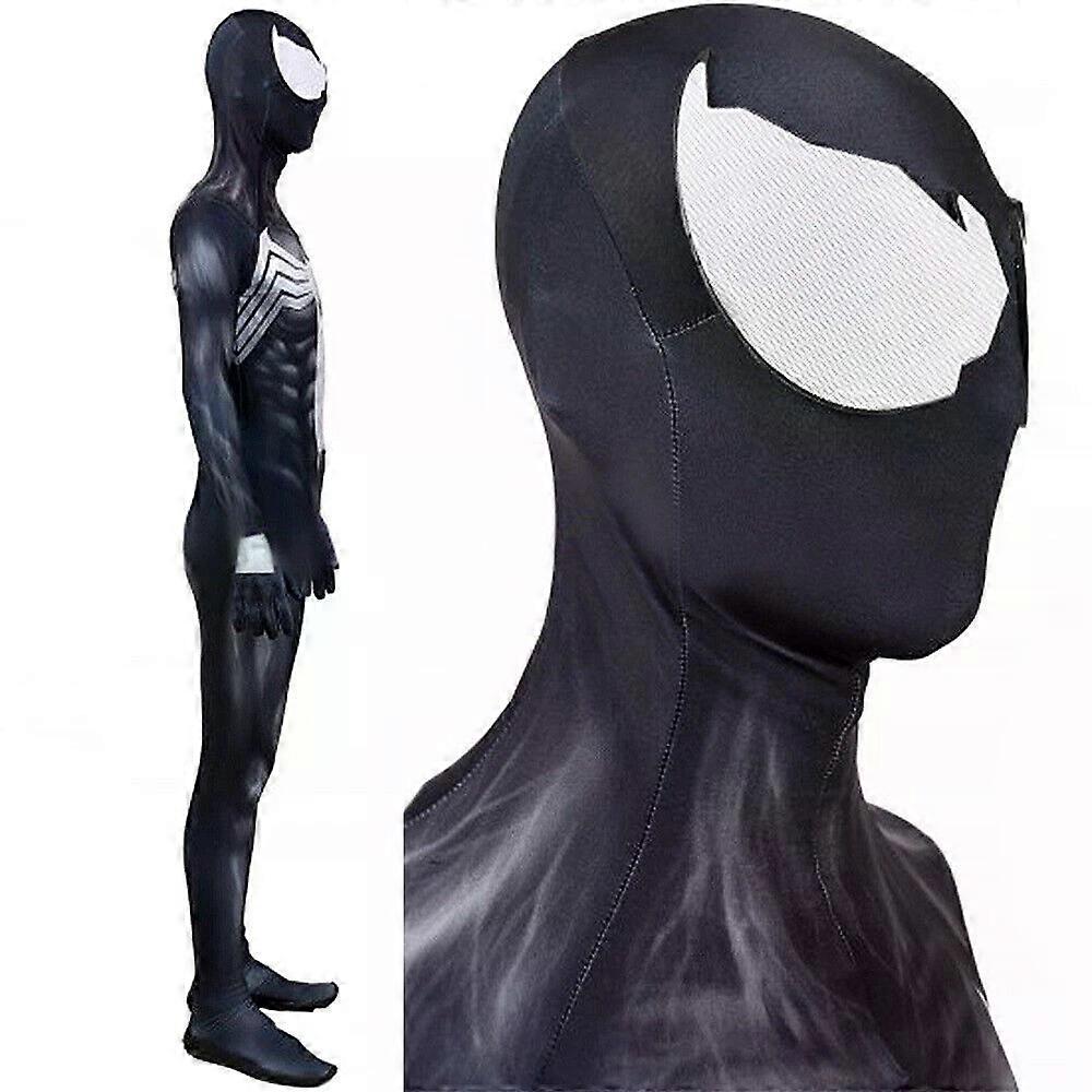 Venom Spider-Man Jumpsuit Symbiote Bodysuit Cosplay Costume Halloween Children Adult