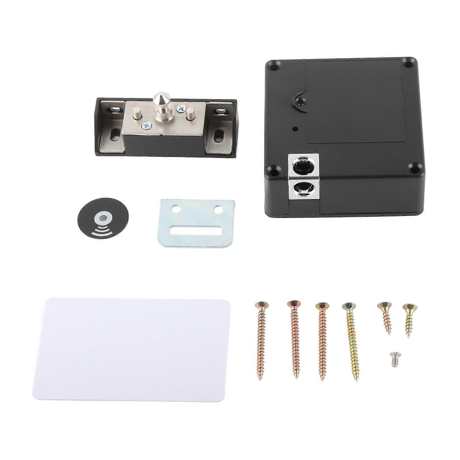 RFID Smart Drawer Lock for Home Office, Smart Cabinet Lock, Invisible Electronic Reader