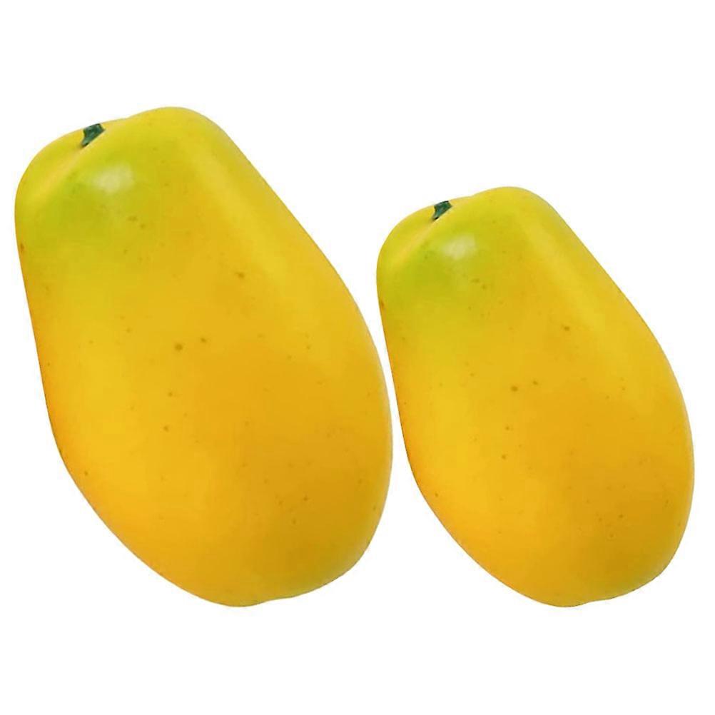 Artificial Pawpaw Decor for Decor 10Pcs Simulation Fruit Model Foam Material
