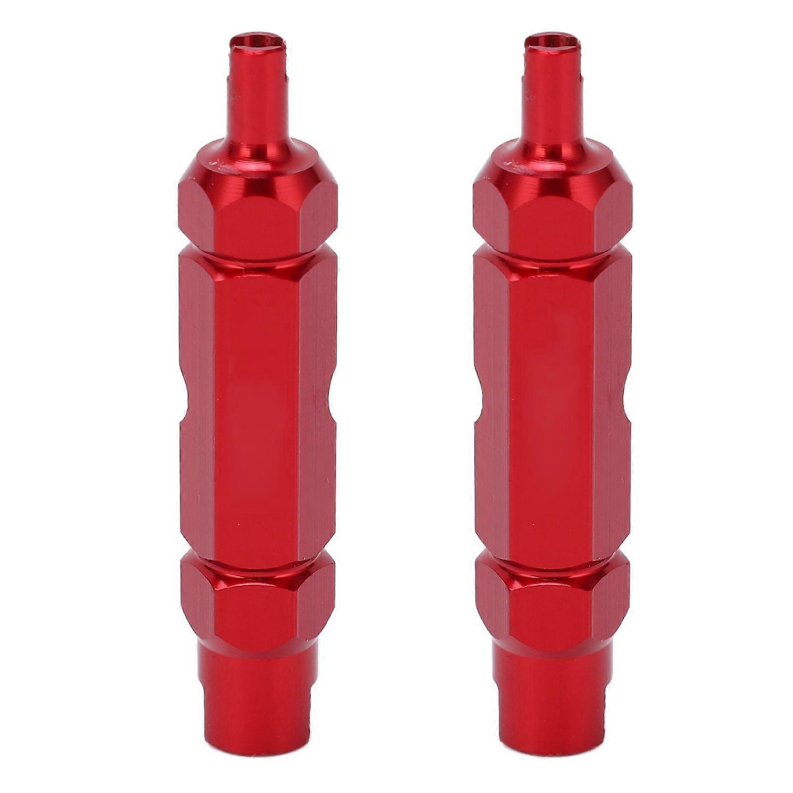 2pcs Bike American Valve Core Double Head French Valve Core Remover Wrench Repair ToolRed