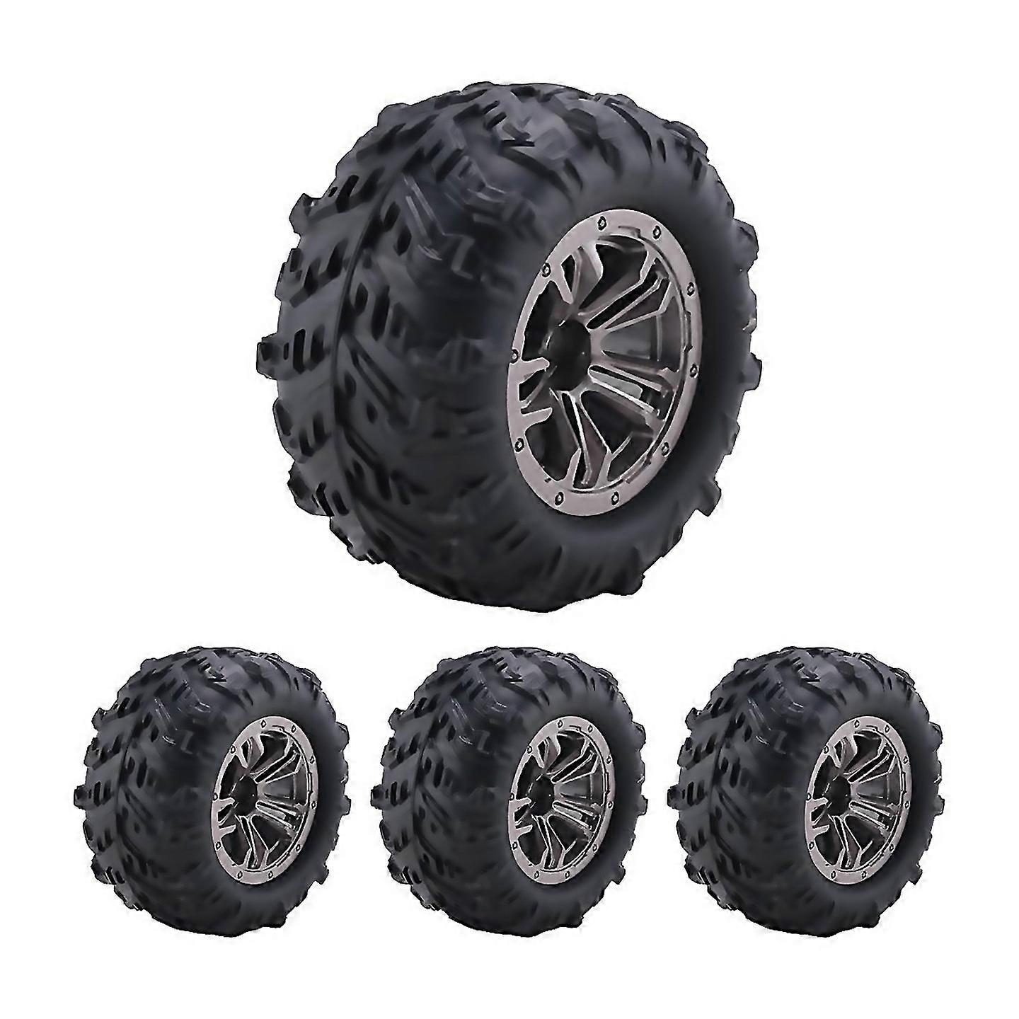 For 4pcs 80mm Wheel For Xinlehong Q901 Q902 9130 9136 116 Rc