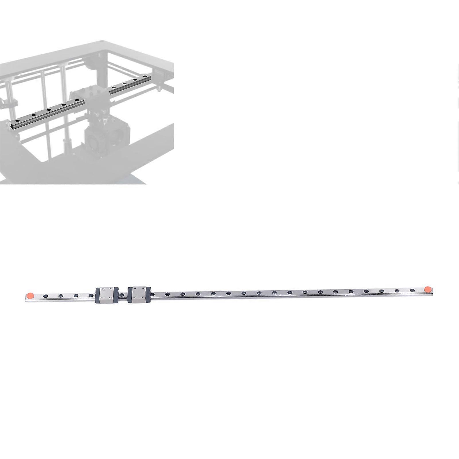 Linear Guide Rail MGN with 2 Sliders 400mm High Precision Steel