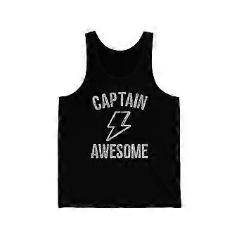 Captain Awesome Unisex Tank Top