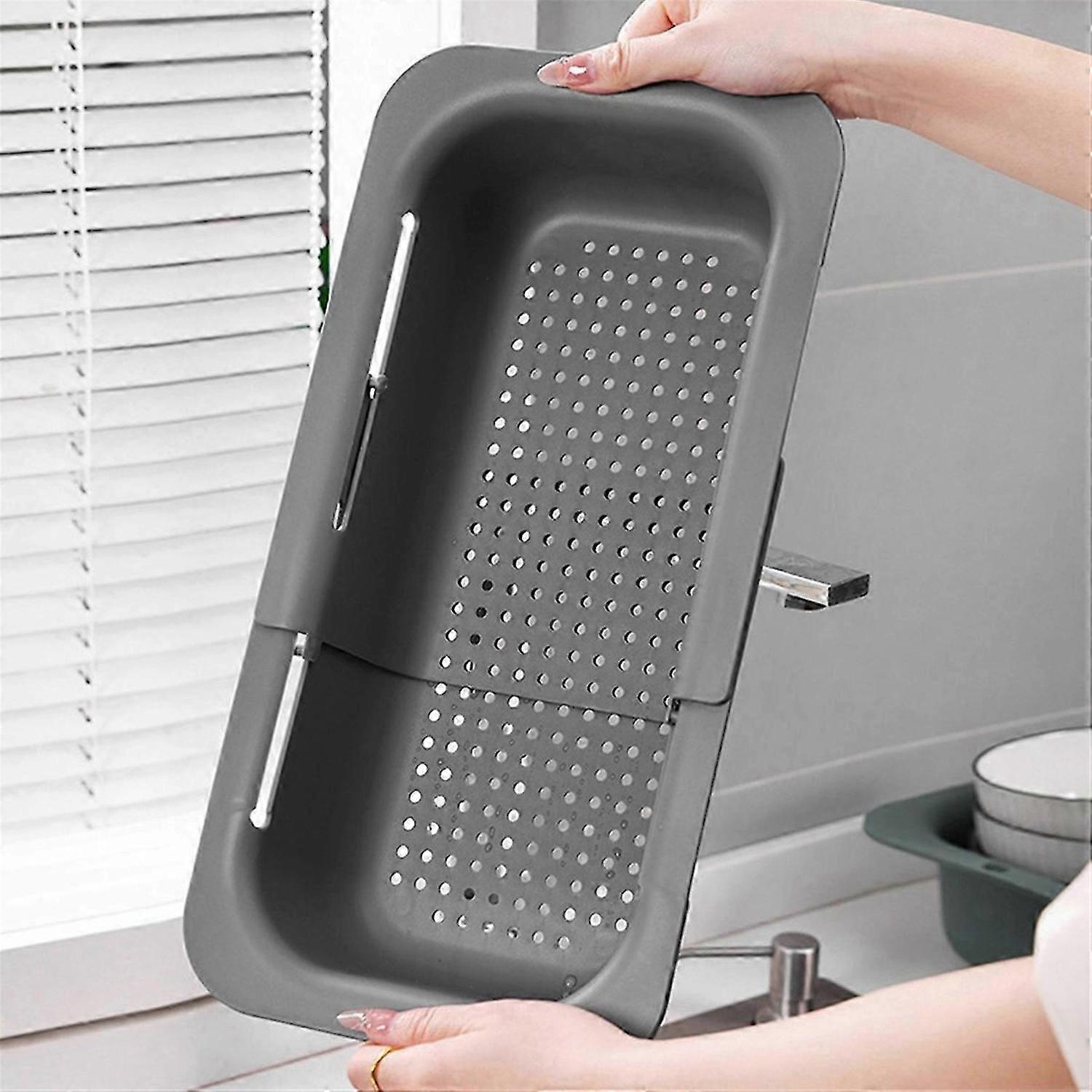 The Fruit and Vegetable Filter Basket That Can Be Extended Above the Sink Can Be Washed By A Dishwas