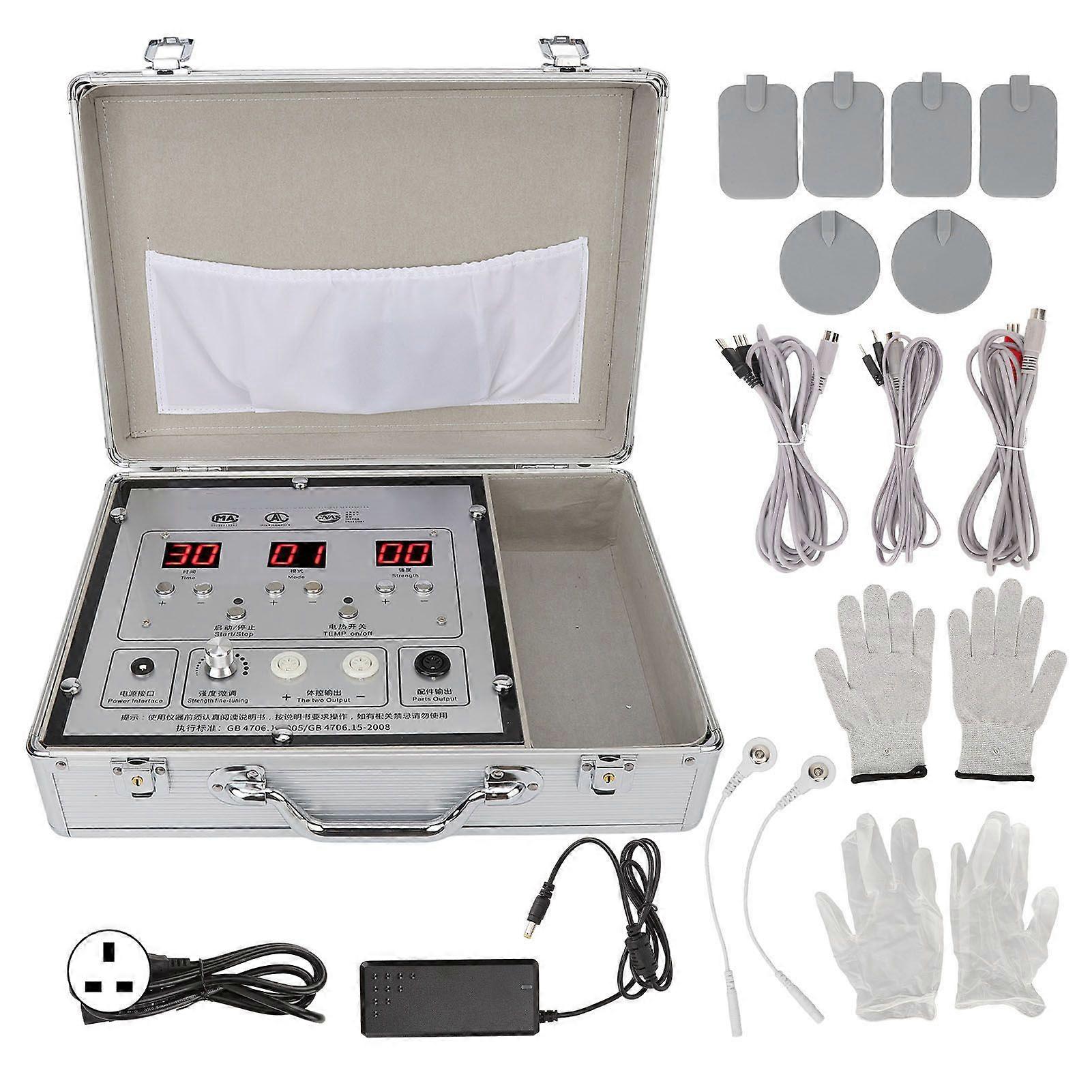 Physiotherapy Device Shoulderneck Conditioning Whole Body Meridian Dredging Electrotherapy Machine 110-240V UK Plug