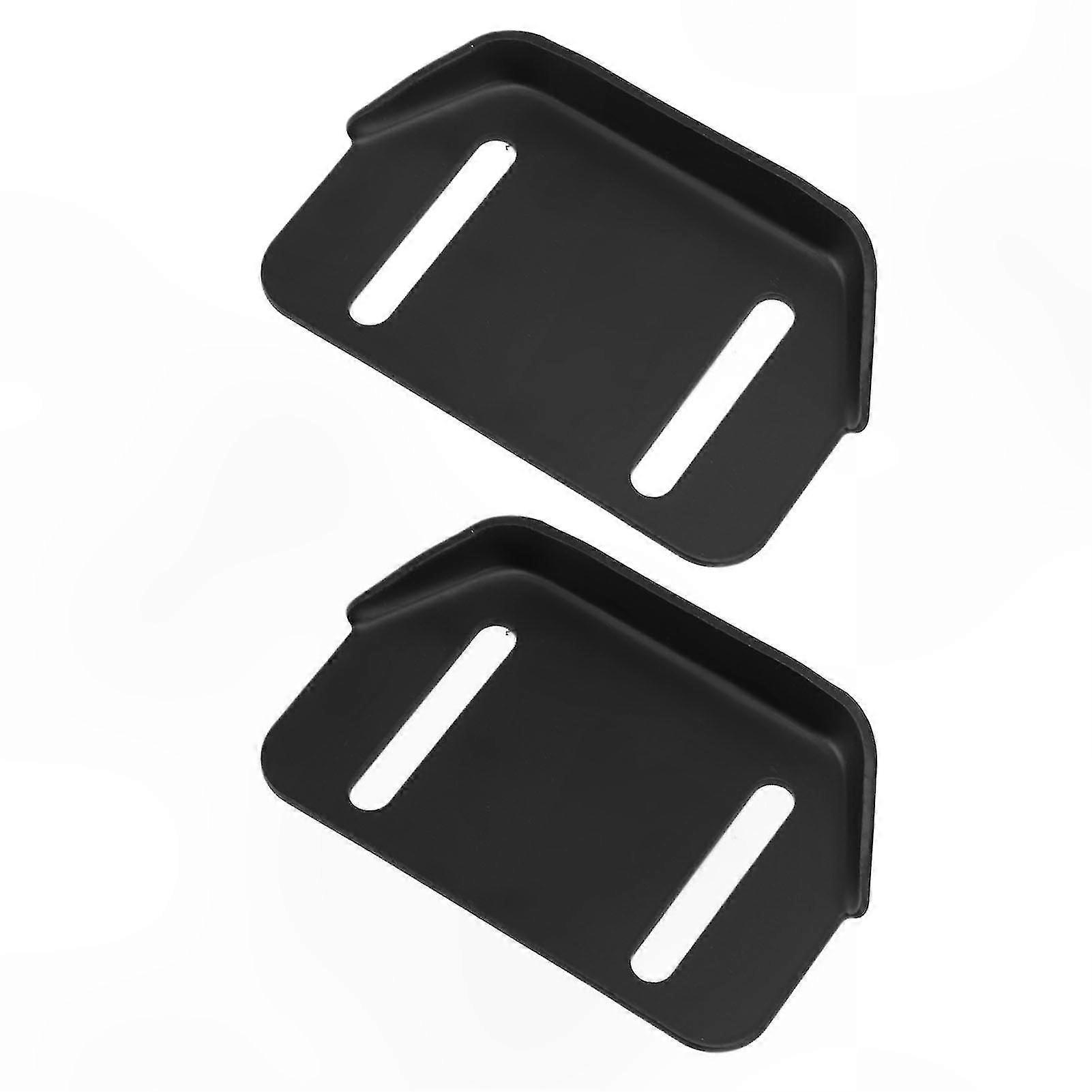 2-Pack Replacement Skid Shoes for Snow Blowers, Adjustable Height Slide Plates with Mounting Hardware for Snow Throwers