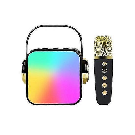 Portable Bluetooth Karaoke Speaker with Wireless Microphone - Mini Machine for Kids Parties and Family Fun
