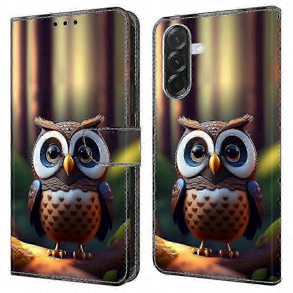 Galaxy A56 5G Leather Case with Pattern Printing, Wallet Stand & Flip Cover