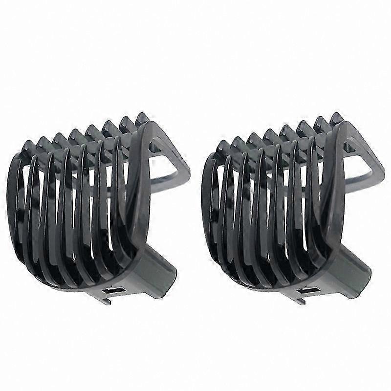 2-Pack Replacement Trimmer Combs for Beard and Hair Clippers, Compatible with Multiple Models