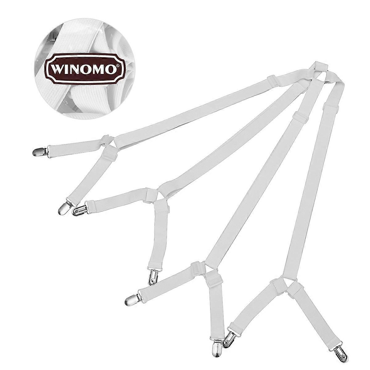Adjustable Sheet Band Bed Sheet Clips for White Grippers