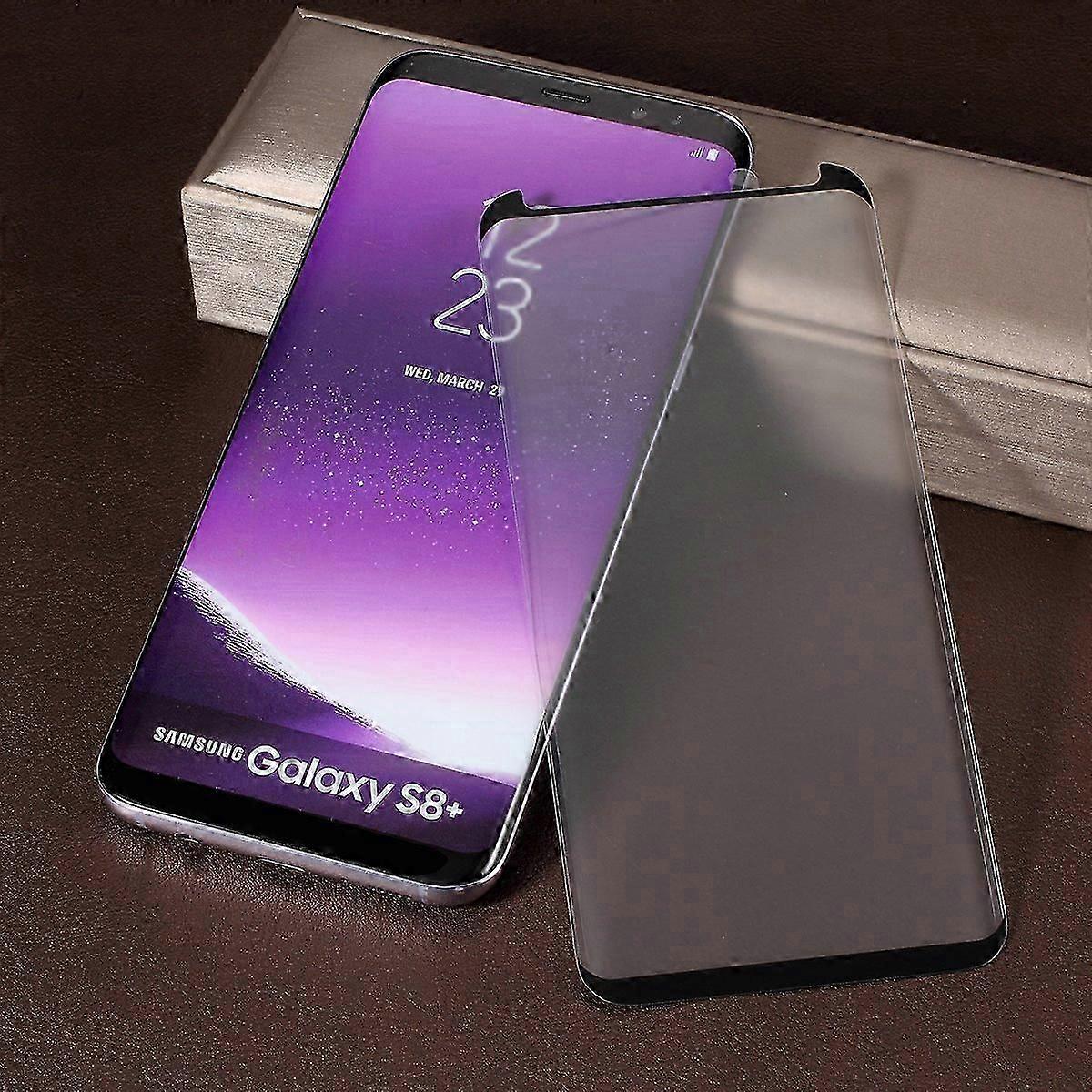 RURIHAI for Samsung Galaxy S8 Plus G955 3D Curved Tempered Glass Screen Protector (Case Friendly)i