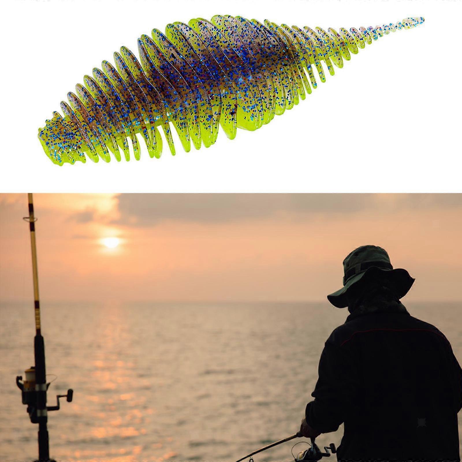 Soft Fishing Lure Lightweight Vivid Maggots Lure for Reservoirs River Trout
