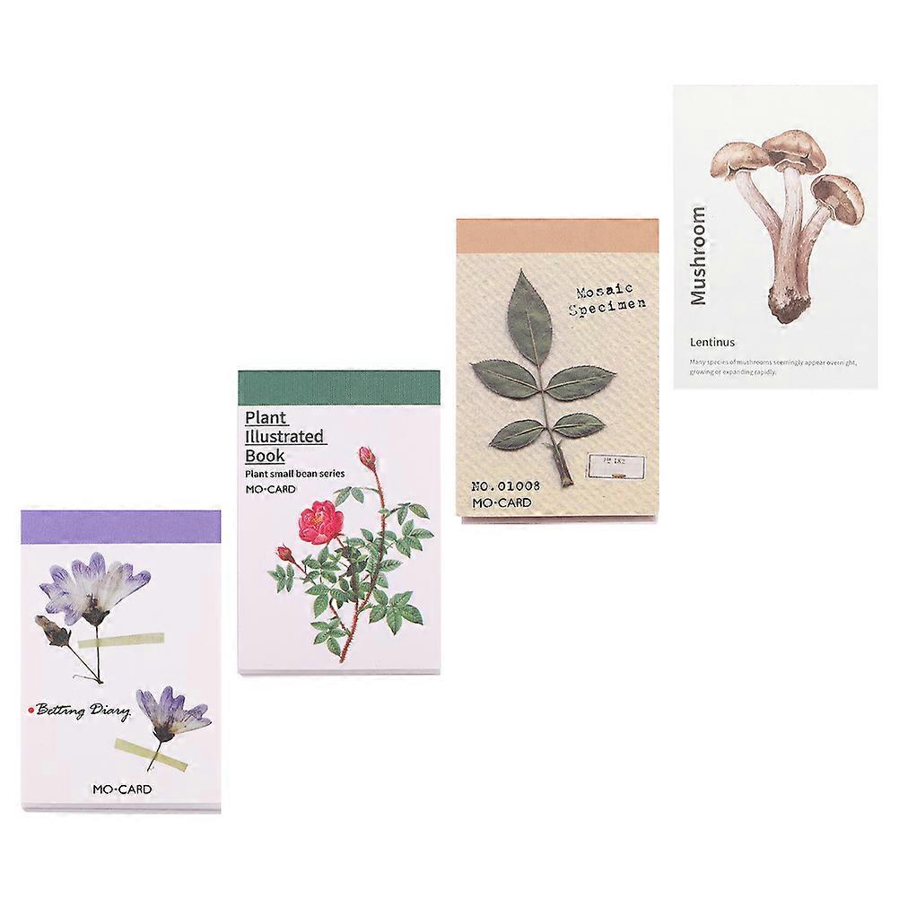 Scrapbook Papers for DIY Decoration 4Sets of Fresh Designs